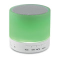 Mini Portable Wireless Round Bluetooth Speaker with LED Light with Customized Logo